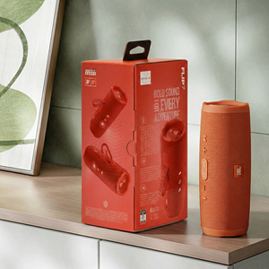 Boîtes d'emballage électroniques personnalisées en gros pour haut-parleurs à bande sonore avec carton gaufré imprimé 4 couleurs pour emballage cadeau - Product Image 5