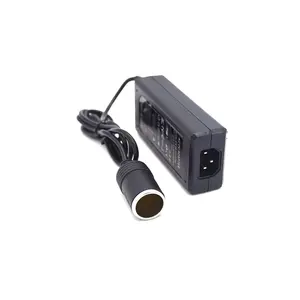 Alimentation allume-cigare de voiture 12v 7a avec convertisseur ac dc 220V à 110v 12v adaptateur de chargeur de voiture pour aspirateur de voiture