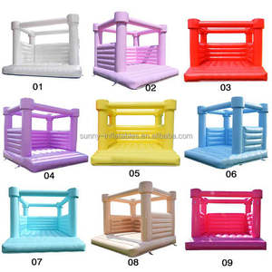 Château gonflable blanc pour mariage, fête en plein air, enfants et adultes, château gonflable pour mariage, toboggan combiné avec <span class=keywords><strong>ballon</strong></span> - Product Image 6