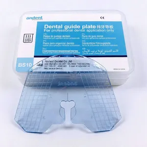 Placas de plantilla de guía articulador dental arreglo dentadura postiza completa