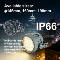 Projecteur LED RGBW Blanc Chaud Haute Luminosité DMX512 Pleine Couleur en Aluminium Moulé Sous Pression IP67 AC pour Mur Extérieur 100W Hôtel