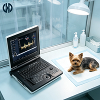 Ecógrafo Doppler Color Portátil Veterinario, Máquina de Ultrasonido Veterinario para Control de Gestación Animal y Vascular en Hospitales de Mascotas