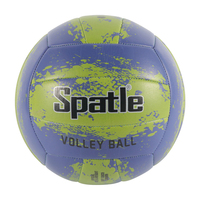 Ballon de volley-ball cousu à la machine, taille 5, en cuir PU PVC souple, ballon d'entraînement, logo personnalisé pour les sports scolaires