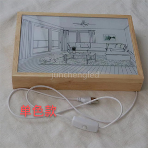 Éclairage LED Peinture <span class=keywords><strong>Dessin</strong></span> Décoratif Chambre à coucher Veilleuse Comic Sketching <span class=keywords><strong>Anime</strong></span> Design Cadeaux Créatifs Luminosité Réglable - Product Image 5