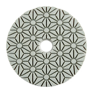 4 Zoll 100mm trockener/nasser Diamant 3-Stufen-Polierpads Diamant-Granit-Poliermarmor-Betons chleifen - Product Image 6