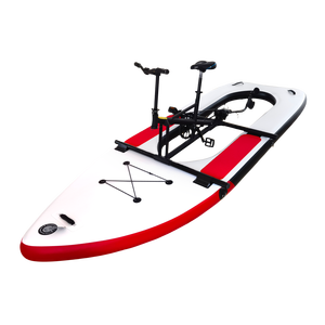 Vélo aquatique pliable léger intégré avec système de propulsion à pédales, cadre intégré résistant à la corrosion, idéal pour la mer - Product Image 1