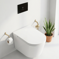 S030 Toilette Murale Allongée Intelligente Haut de Gamme Moderne avec Contrôle par APP, Drainage Automatique Intelligent et Fonctionnalités Sanitaires (Siphon en P)