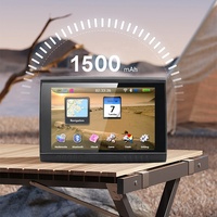 Système de navigation GPS étanche à écran tactile noir avec visualisation de photos et cartes 3D, couverture mondiale pour motos, carte IGO 1 an