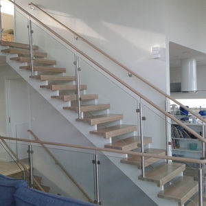 Fornitore Cinese di <span class=keywords><strong>Scale</strong></span> in Acciaio con <span class=keywords><strong>Disegni</strong></span> di <span class=keywords><strong>Scale</strong></span> in Legno a Gradini Singoli con Corrimano in Acciaio Inossidabile - Product Image 2