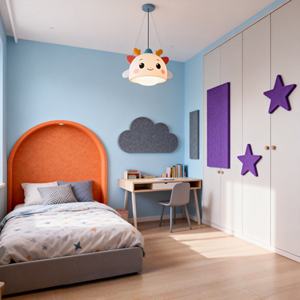 แผ่นอะคูสติกใยโพลีเอสเตอร์คุณภาพสูง ดีไซน์ทันสมัย <span class=keywords><strong>ฉนวน</strong></span><span class=keywords><strong>กัน</strong></span><span class=keywords><strong>เสียง</strong></span> PET Felt สำหรับโรงเรียน แผ่นตกแต่ง<span class=keywords><strong>กัน</strong></span><span class=keywords><strong>เสียง</strong></span> - Product Image 2