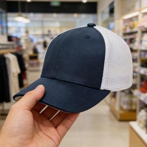 Gorra de Béisbol de 6 Paneles con Malla Trasera, Ligera, Transpirable, con Visera para el Sol, Ajustable con Cierre a Presión, para Golf, Senderismo, Correr, Deportes al Aire Libre - Product Image 2