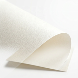 White Textured Embossed Paper Sheet <b>for</b> High-End Packaging & Branding Use - Product Image 1