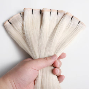 Manufacture Quality Butterfly Genius Chinese Extensions Double Drawn Genius Extension Premium 100% Virgin Hand Tied <strong>Weft</strong> Soft - Product Image 1