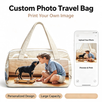 Sac de voyage personnalisé avec image, grand sac de sport et de gym, sac multi-usages pour cadeau