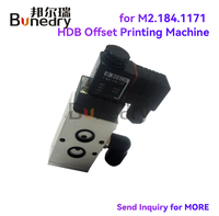 Vanne solénoïde Bonedry M2.184.1171 12 mm à commande pneumatique pour machine d'impression offset HDB SM52 SM74 SM102 CD102, pièce de rechange