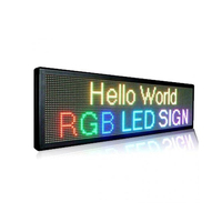 Tablero de señal LED a todo Color P10 para exteriores, señal Digital programable de 10mm para tienda minorista, animación IP65, gráficos de bienvenida de Metro