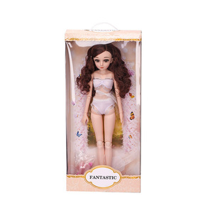 Fait sur commande Conception Unique <span class=keywords><strong>Barbie</strong></span> Poupée Jouet Boîtes D'emballage En Papier avec Fenêtre Transparente - Product Image 2