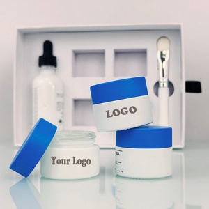 Customized 20g Matte White Cosmetics Jar Luxury Empty Skincare Packaging Frosted Face Cream Jar with <b>Gift</b> <b>Box</b> Packaging - Product Image 2