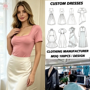 Camiseta de manga corta con cuello cuadrado para mujer, Top básico ajustado, ropa de calle para uso diario, camiseta informal versátil y ajustada para mujer - Product Image 1