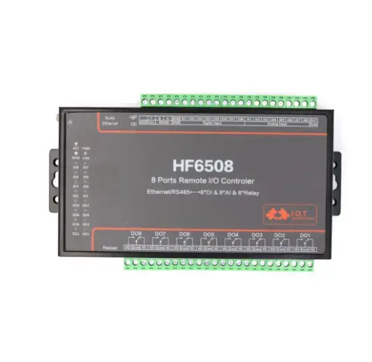 8DI 8DO 8A 8 Way I/O пульт дистанционного управления Ethernet/RS485 8CH Дистанционное Реле Ethernet/GPRS/Wi-Fi сетевое реле HF6508