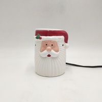 Brûleur d'encens électrique aromatique en céramique argenté, diffuseur de parfum sensationnel pour Noël