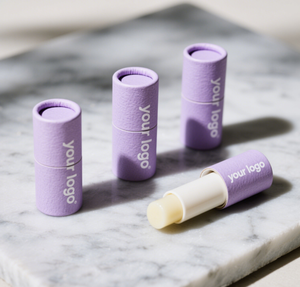 Custom Biodegradable Cardboard Lip Balm Tube, Wholesale Round Kraft <b>Paper</b> <b>Packaging</b> Container - Product Image 2