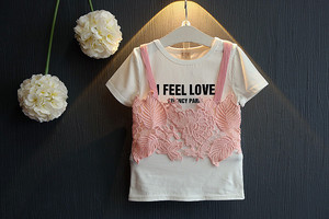 ชุดเสื้อผ้าเด็กผู้หญิงแบบมีระบายจากจีน รับตัวอย่างฟรี - Product Image 3