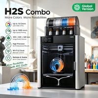 Imprimante 3D Full Unlocked Bamboo Lab H2S Version Européenne Débloquée, Compatible avec Tous les Pays et Normes de l'UE