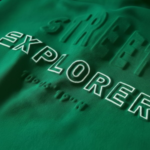 T-shirt d'été en relief à manches courtes pour homme - Product Image 1