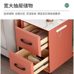 Wan Yusen Sofa <b>Side</b> Cabinet 2 <b>Drawers</b> Integrated Water Heater Tea Bar Living Room Use - Product Image 4