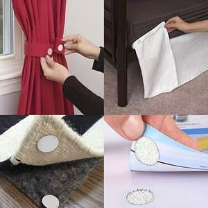 Kendinden Yapışkanlı Cırt Cırt Bebek Bezi Velcroları Daire Beyaz Cırt Cırt Bant Noktası - Product Image 6