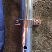 Colliers de serrage en U robustes en acier inoxydable SS304 à 2 trous, plage de serrage 8mm-500mm