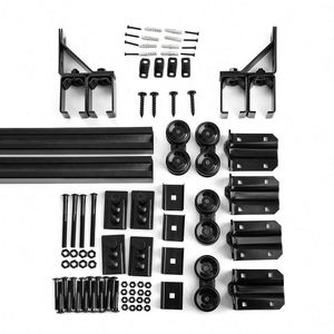 Herrajes para Puertas Corredizas WEKIS de Diseño Moderno para Exteriores, Acero Resistente, Color Negro, Insonorizante, Garantía de 5 Años, Fácil Instalación con Tornillos, Duradero - Product Image 1
