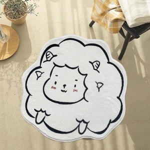 Super Lovely Bathroom <strong>Rug</strong> Custom <strong>Rugs</strong> with Logo Shape <strong>Panda</strong> Logo Die Cut Carpets Handmade Custom <strong>Rugs</strong> for Home Textiles - Product Image 5