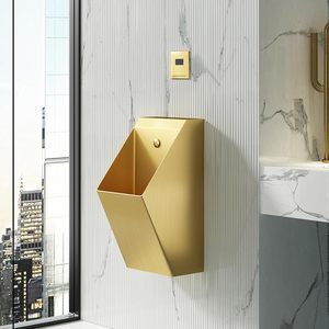 Urinarios Inteligentes para Baño Masculino, Color Negro Mate, con Sensor Automático de Descarga, Montados en la Pared - Product Image 3