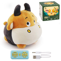 Peluche Cochon Dansant Populaire, Jouet en Peluche Unisexe pour Enfants, Jouet Animal Parlant Tigre pour Bébé