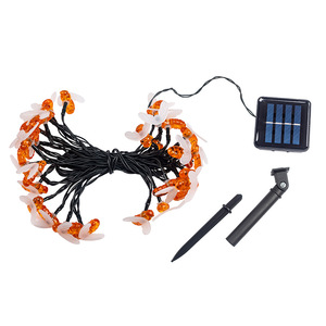 Solar Bee Light <b>Strings</b> Outdoor Waterproof Led <b>Garden</b> Decoration Lights For Lawn Yard Patio - Product Image 5