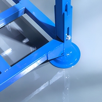 Étagère de stockage de pneus empilable robuste, support à pneus en acier commercial réglable pour garage, entrepôt, atelier