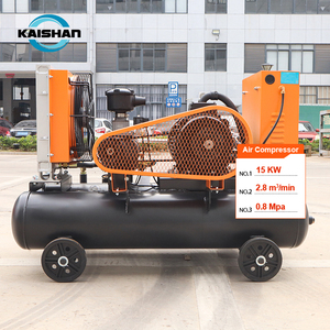 Kaishan 6bar-10bar xách tay máy nén khí dầu bôi trơn động cơ gas Powered <span class=keywords><strong>DIESEL</strong></span> di động 15KW 37Kw Vít Máy nén khí - Product Image 4