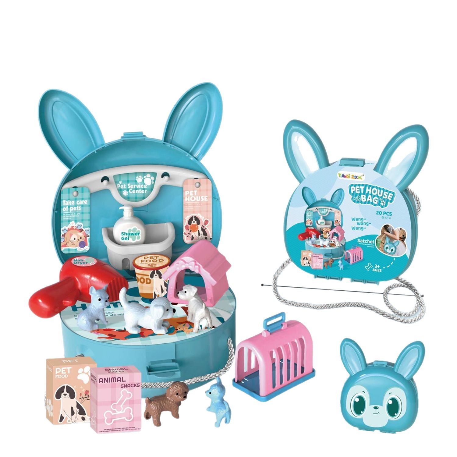 Wholesale Single Shoulder Storage Bag for Girls Children's Playhouse Toy Simulation Kitchen Utensils Medical Tools Pretend Play