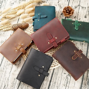 Custom Logo Genuine <b>Leather</b> Travel Notebook Refillable Journal Handmade Vintage Notebook - Product Image 3