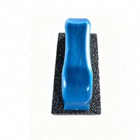 Bloc de ponçage en pierre ponce à poignée rouge, éponge abrasive robuste pour le nettoyage des joints, des taches, des carreaux et des éviers