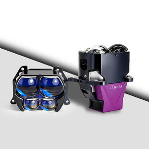 Faros LED FANKAI de Alta Luminosidad y Potencia, Aleación de Aluminio, Cuatro Esferas de Dragón, Espejo Cuadrado, Proyector Bi-xenón Integrado - Product Image 2