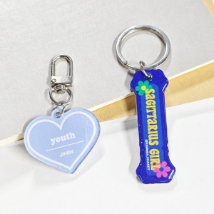 Custom UV Printed Logo Image Acrylic <b>Keychain</b> Cheap Cartoon <b>Anime</b> Style Plastic <b>Keychain</b> with Unique Design - Product Image 6