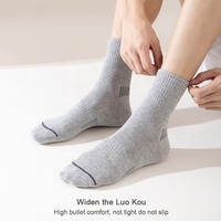 Chaussettes de sport personnalisées pour hommes, en coton respirant, anti-humidité, pour la course et le basketball, avec compression – Vente en gros directe usine