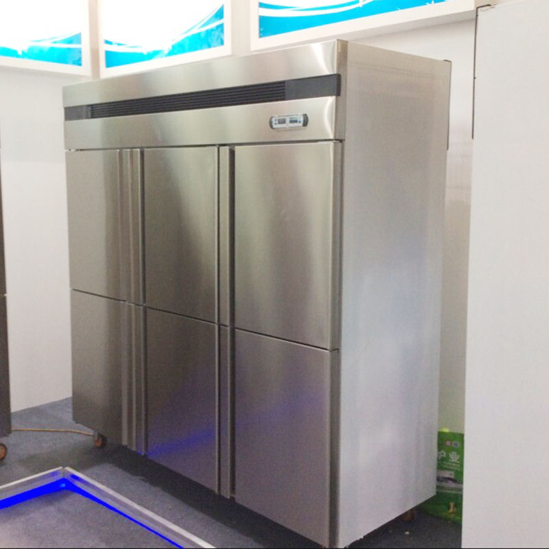Commercial 4 Door Stainless Steel Freezer - Upright Fridge for