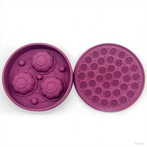 <strong>3</strong> in 1 Baking Mold Lick Mat <strong>Dog</strong> Enrichment Puzzle <strong>Bowl</strong> New Design <strong>Dog</strong> Slow <strong>Feeder</strong> with Lid - Product Image 1