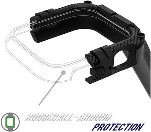 Bracelet pour <span class=keywords><strong>Apple</strong></span> <span class=keywords><strong>Watch</strong></span> 44 mm Série 4 Série 6/5/<span class=keywords><strong>SE</strong></span>, Bracelet de sport robuste en TPU avec étui de <span class=keywords><strong>protection</strong></span> intégrale pour hommes/femmes - Product Image 4