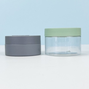 <b>Empty</b> Plastic Pet <b>Jar</b> with Cap Matte Grey clear Cosmetics Packaging <b>Jar</b> 30ml 50ml 80ml 100ml 120ml 150ml Wide Mouth Cream <b>Jar</b> - Product Image 4