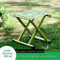Chaise de camping pliante épaissie avec dossier, siège portable pliable pour la pêche et le camping, conception empilable pour la cuisine et l'extérieur